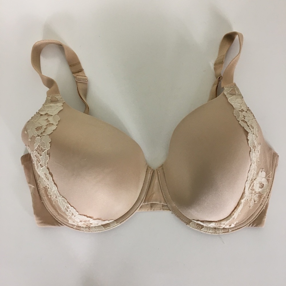 Wacoal Nude Lace Trim Lightly Padded Bra